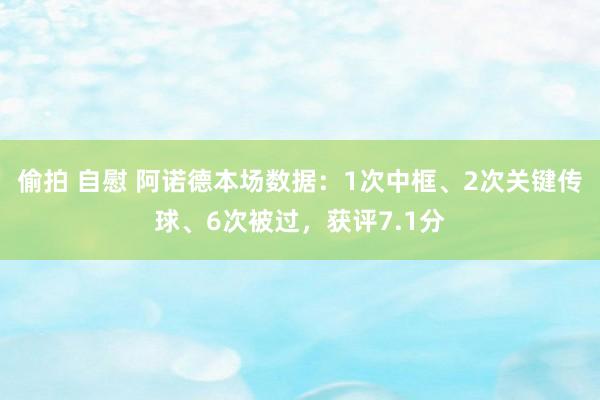 偷拍 自慰 阿诺德本场数据：1次中框、2次关键传球、6次被过，获评7.1分